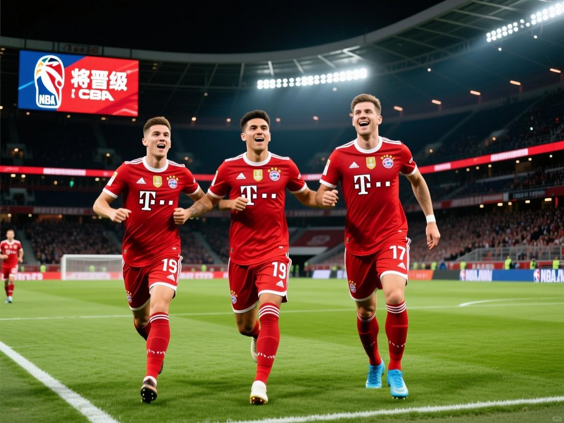 拜仁慕尼黑三球告捷，将晋级之路走得更稳