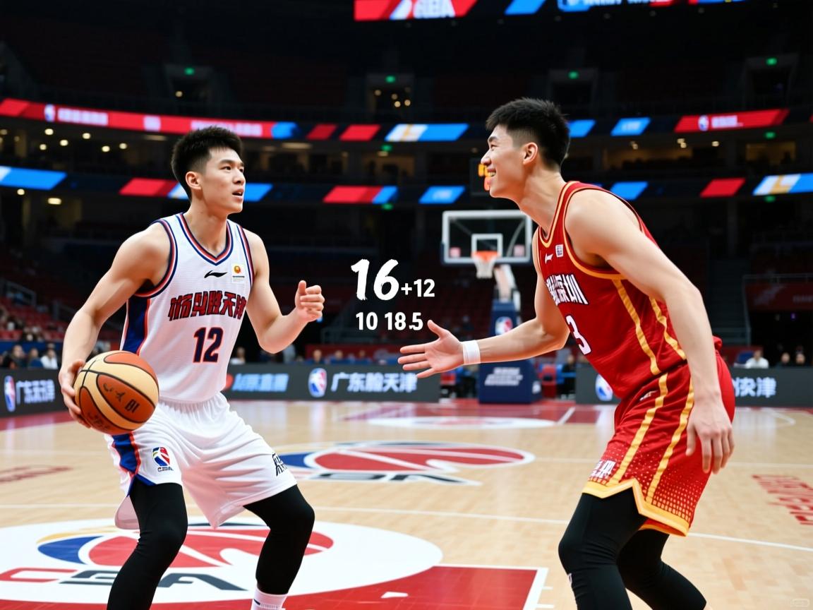 徐杰16+12广东胜天津 杨瀚森18+10青岛胜深圳  第1张