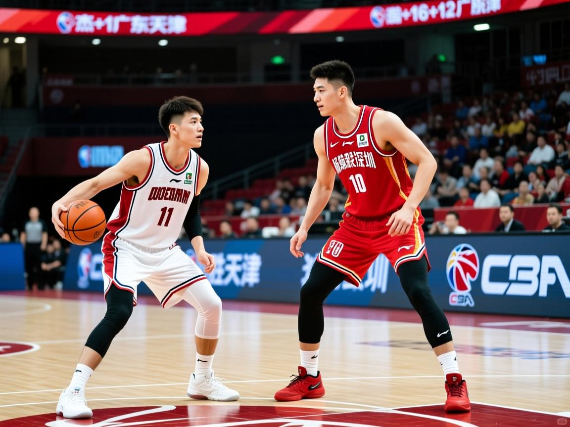 徐杰16+12广东胜天津 杨瀚森18+10青岛胜深圳  第4张